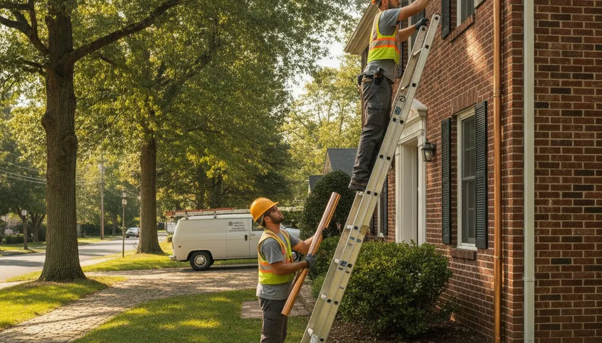 Philadelphia, PA plumber repairing a residential plumbing issue for local service call